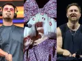 DJ Afrojack, Sia w panterce i David Guetta – sia beautiful people na scenie.