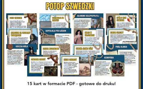 Potop szwedzki: przyczyny to ambicje Szwecji, osłabienie Rzeczypospolitej i spór o tron szwedzki.