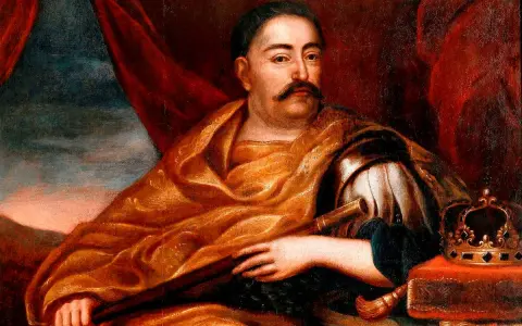 Portret Jana III Sobieskiego, króla, który uratował Wiedeń i Europę przed Turkami. Jego zasługi dla Polski są nieocenione.